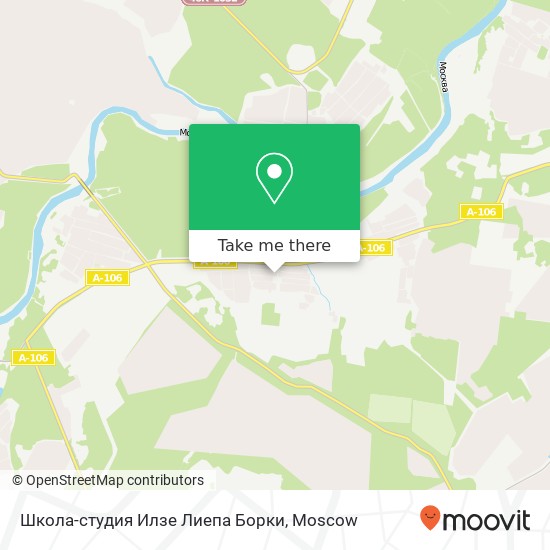 Школа-студия Илзе Лиепа  Борки map