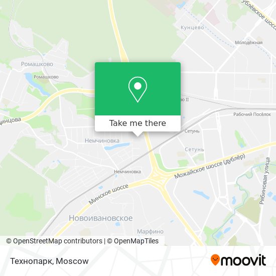 Технопарк map