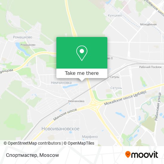 Спортмастер map