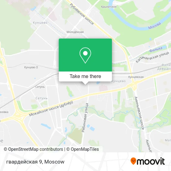 гвардейская 9 map