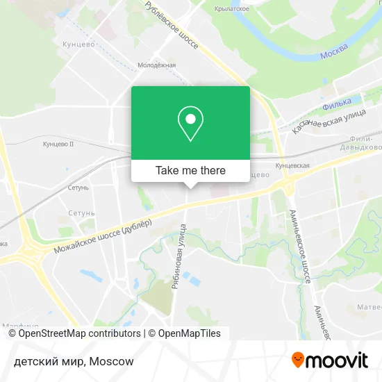 детский мир map