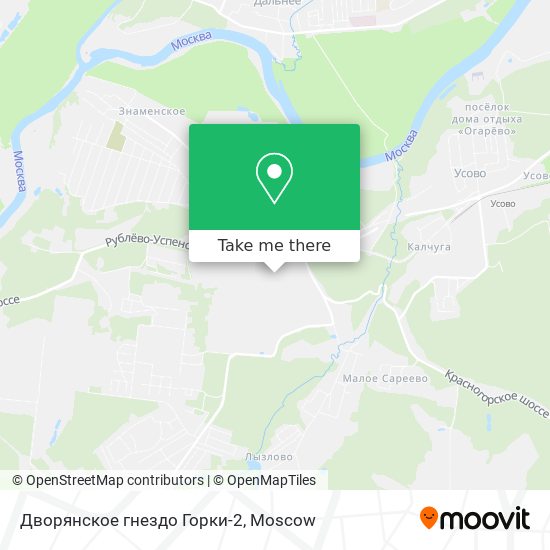 Дворянское гнездо Горки-2 map
