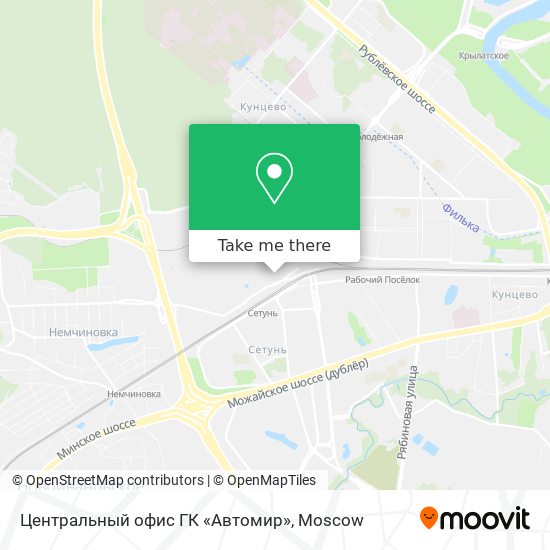 Центральный офис ГК «Автомир» map