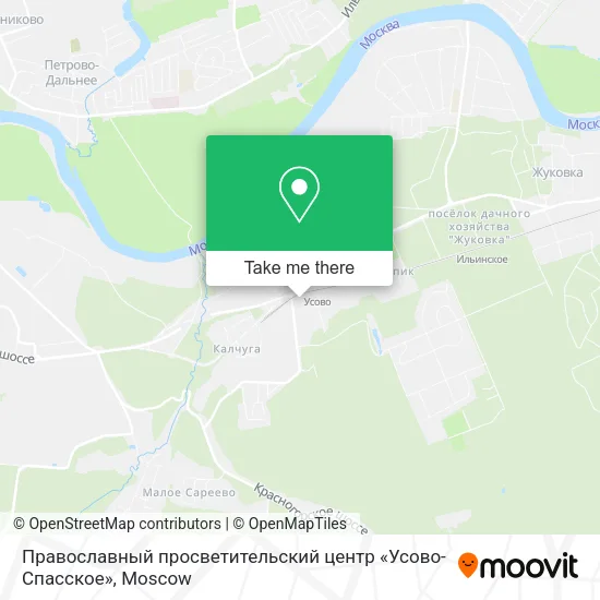 Православный просветительский центр «Усово-Спасское» map
