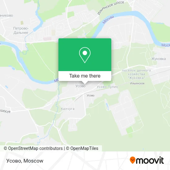 Усово map