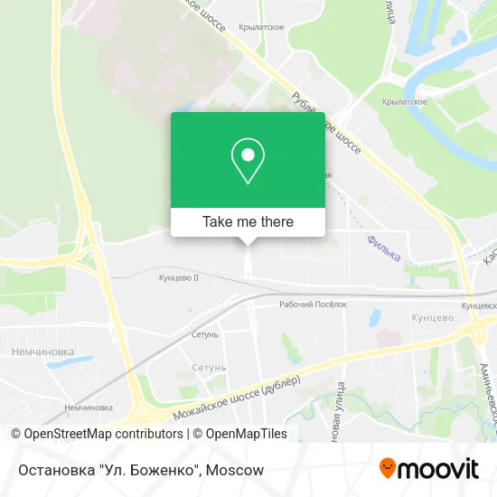 Остановка "Ул. Боженко" map