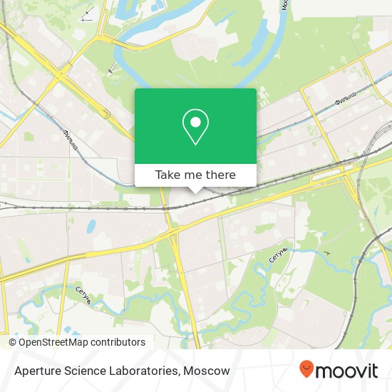 Aperture Science Laboratories map