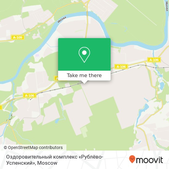 Оздоровительный комплекс «Рублёво-Успенский» map