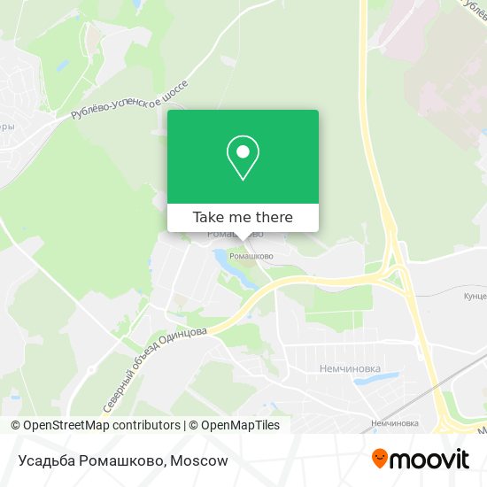 Усадьба Ромашково map