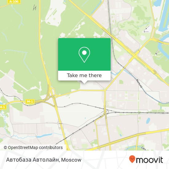 Автобаза Автолайн map