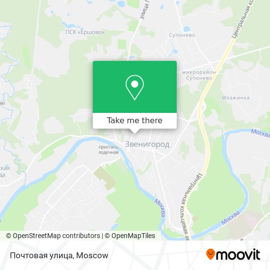 Почтовая улица map