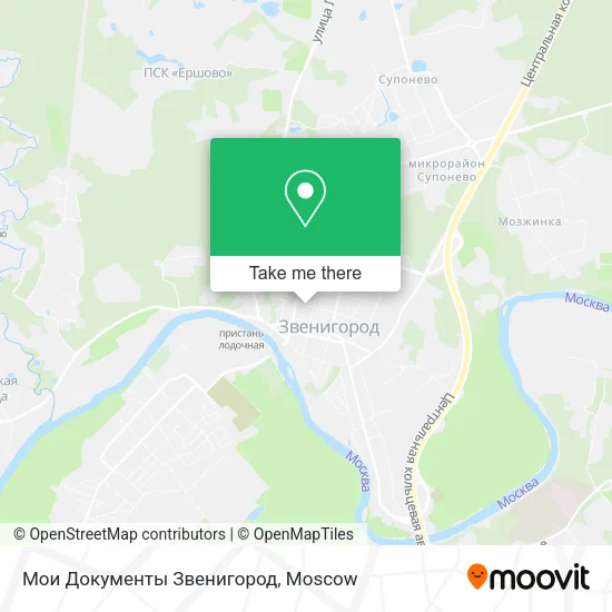 Мои Документы Звенигород map