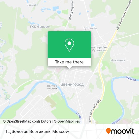 ТЦ Золотая Вертикаль map