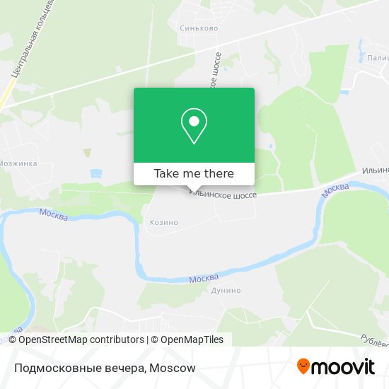 Подмосковные вечера map