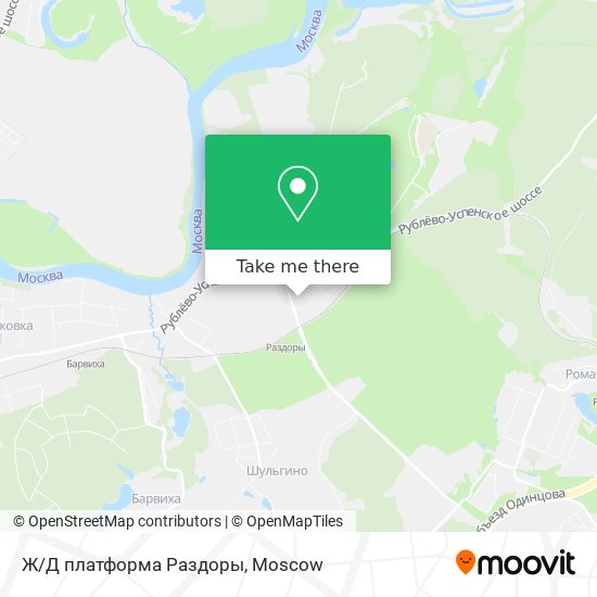 Ж/Д платформа Раздоры map