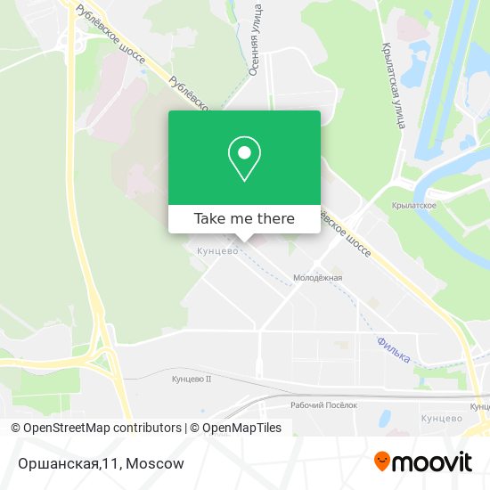 Оршанская,11 map