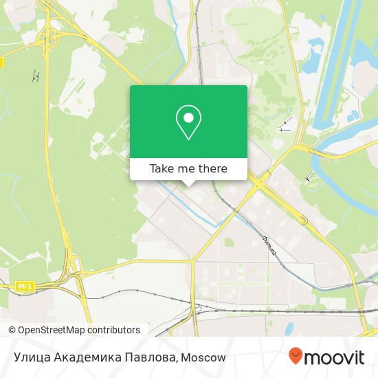 Улица Академика Павлова map