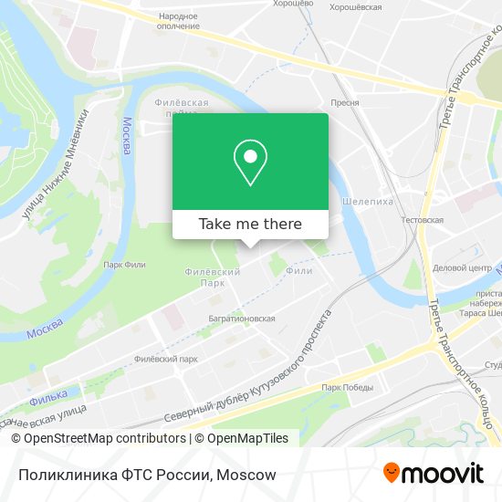Поликлиника ФТС России map