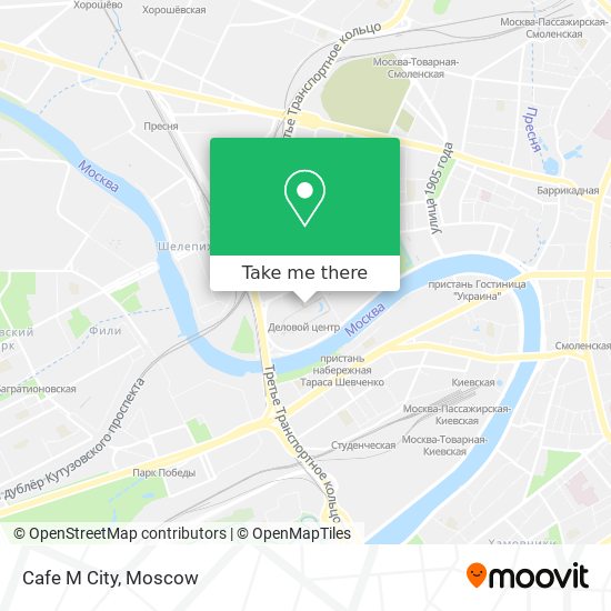 Cafe M City map