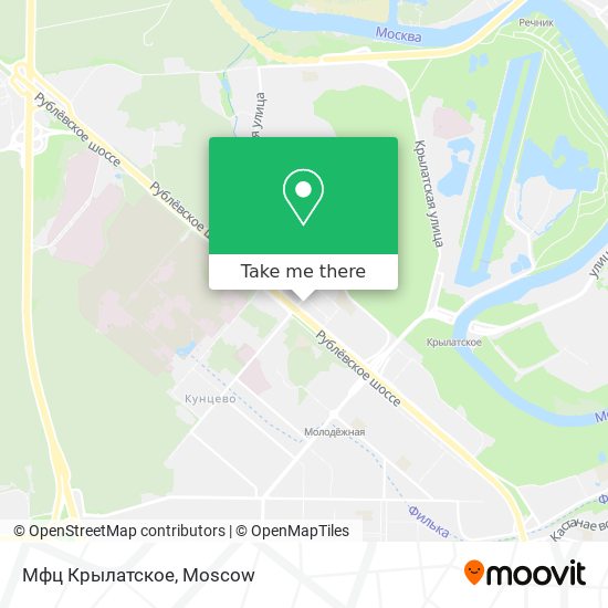 Мфц Крылатское map