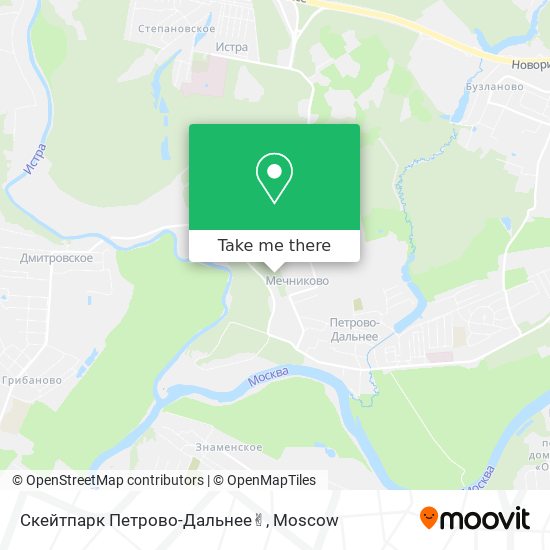 Скейтпарк Петрово-Дальнее✌️ map