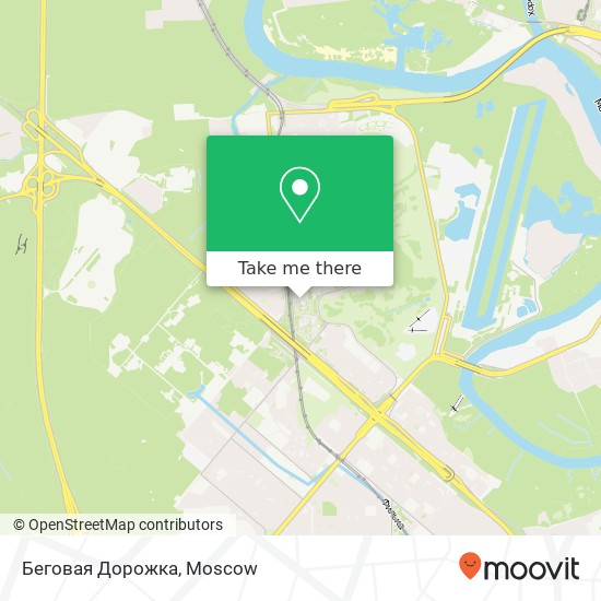 Беговая Дорожка map