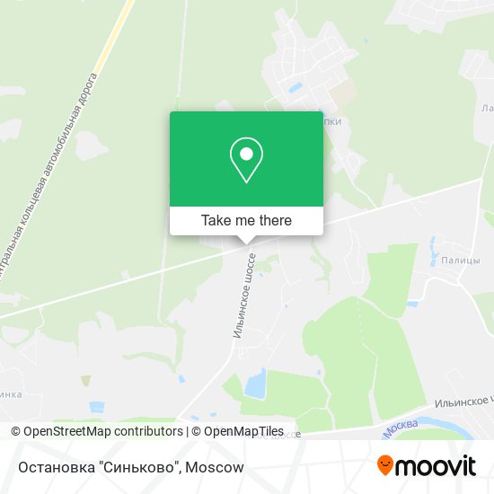 Остановка "Синьково" map