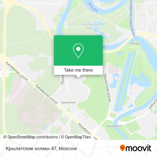 Крылатские холмы 47 map