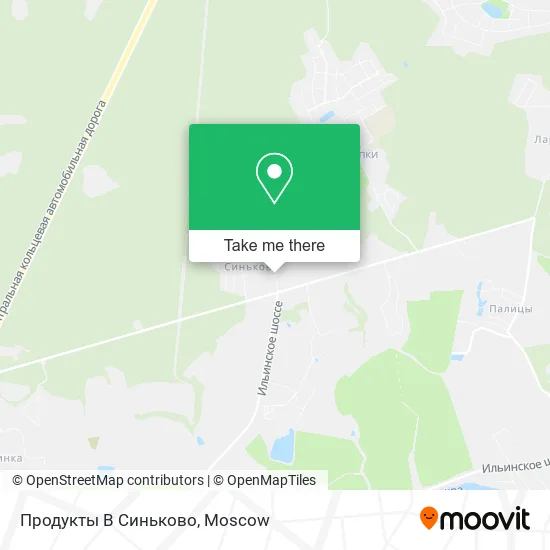 Продукты В Синьково map