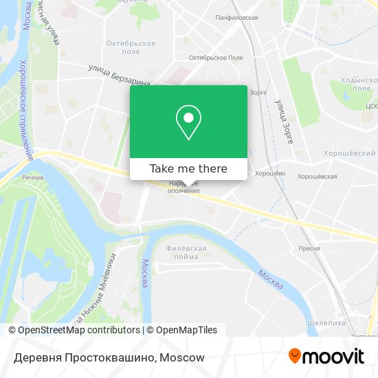 Деревня Простоквашино map
