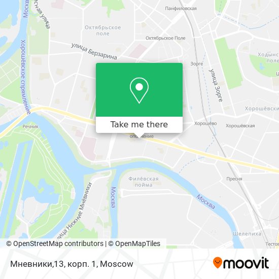 Мневники,13, корп. 1 map