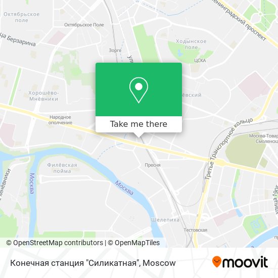 Конечная станция "Силикатная" map