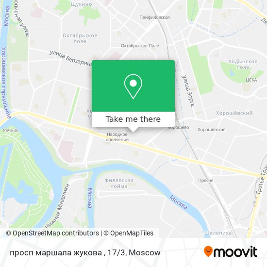 просп маршала жукова , 17/3 map