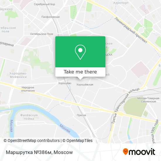 Маршрутка №386м map