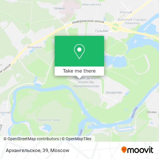 Архангельское, 39 map
