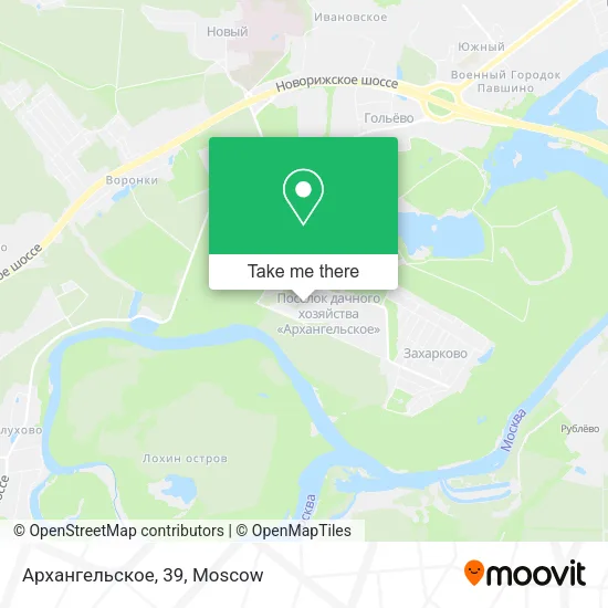 Архангельское, 39 map