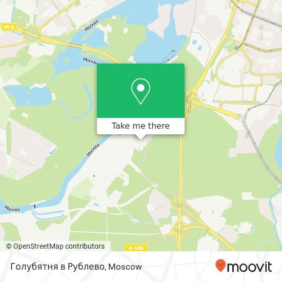 Голубятня в Рублево map