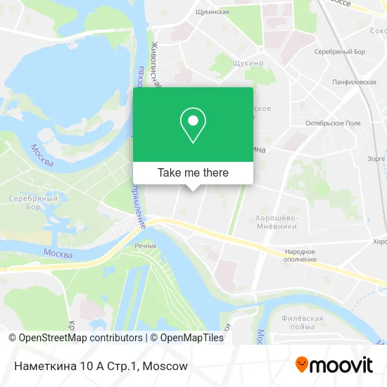 Наметкина 10 А Стр.1 map