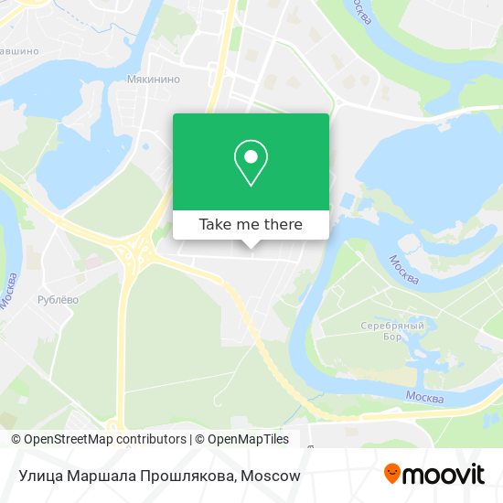 Улица Маршала Прошлякова map