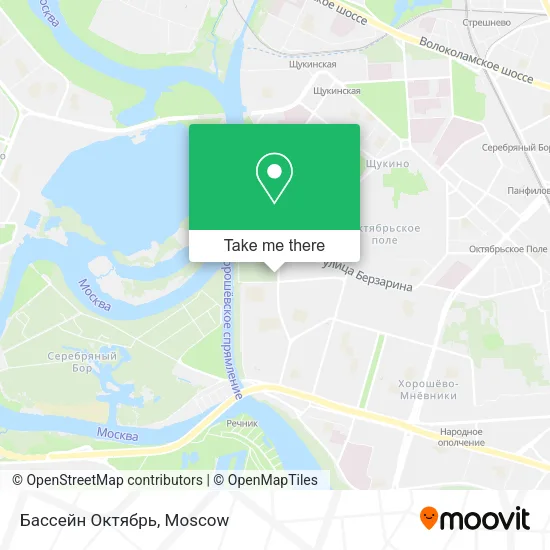 Бассейн Октябрь map