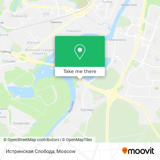 Истринская Слобода map