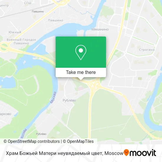 Храм Божьей Матери неувядаемый цвет map