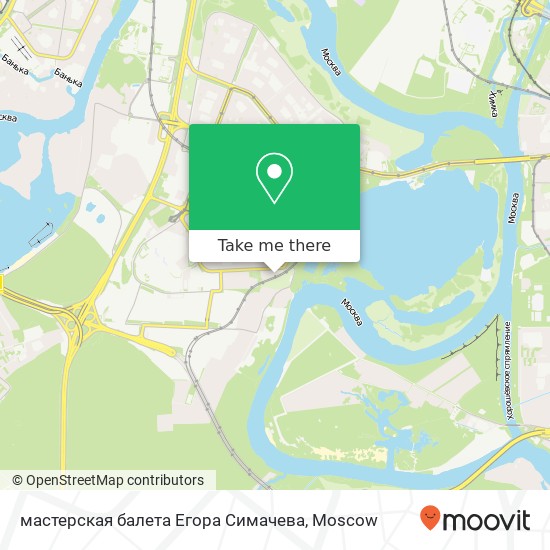 мастерская балета Егора Симачева map