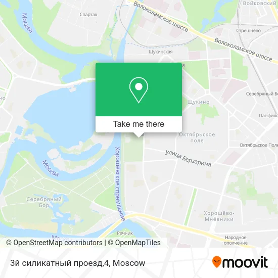 3й силикатный проезд,4 map