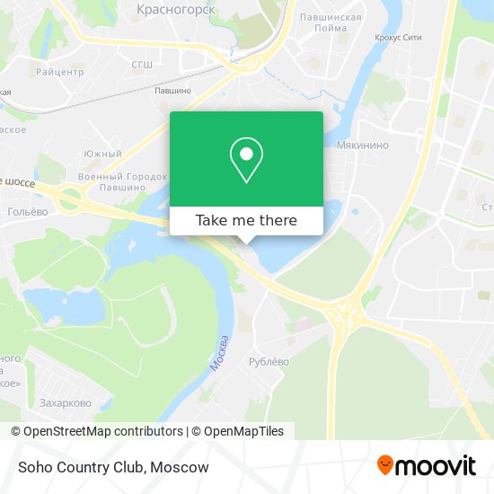 Soho Country Club map