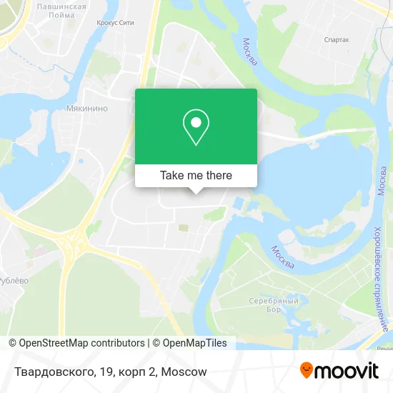 Твардовского, 19, корп 2 map