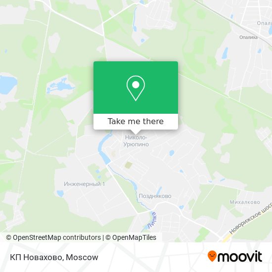КП Новахово map