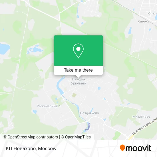 КП Новахово map