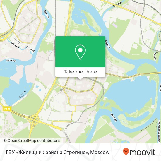 ГБУ «Жилищник района Строгино» map