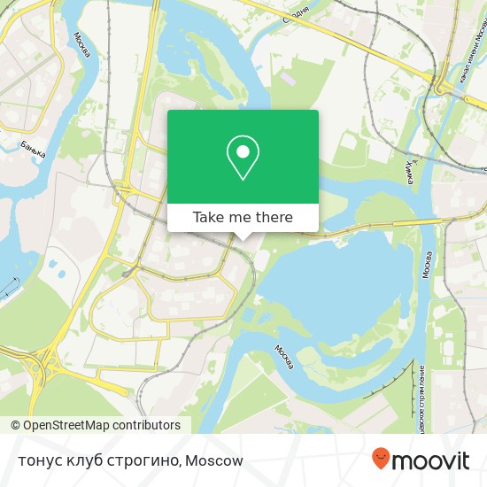 тонус клуб строгино map